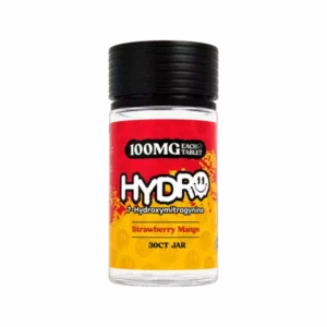 Hydro 7OH Kratom Extract Tablets Strawberry Mango (100mg/tab)